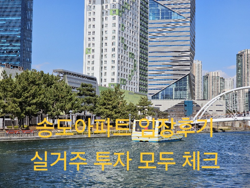 송도국제신도시 임장후기 실거주 투자 모두 체크
