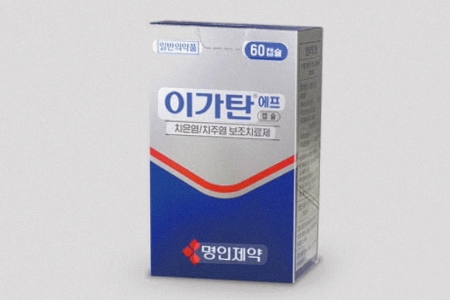 이가탄-60정-소포장-박스