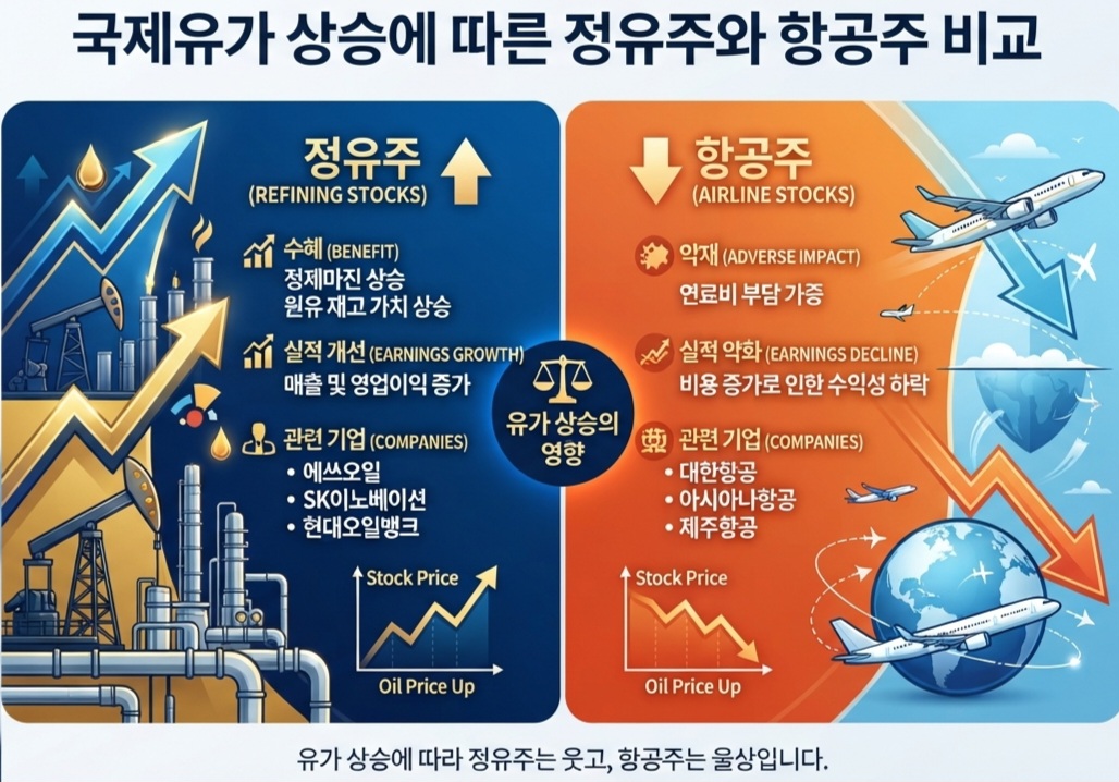 국제유가 상승혜주는?