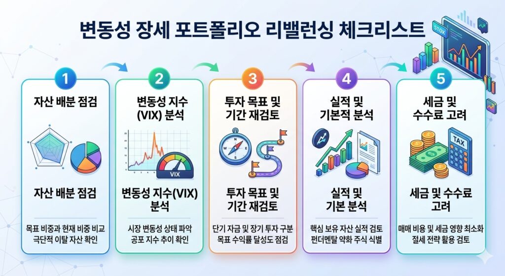 변동성 장세 포트폴리오 리벨런싱 5대 체크포인트 