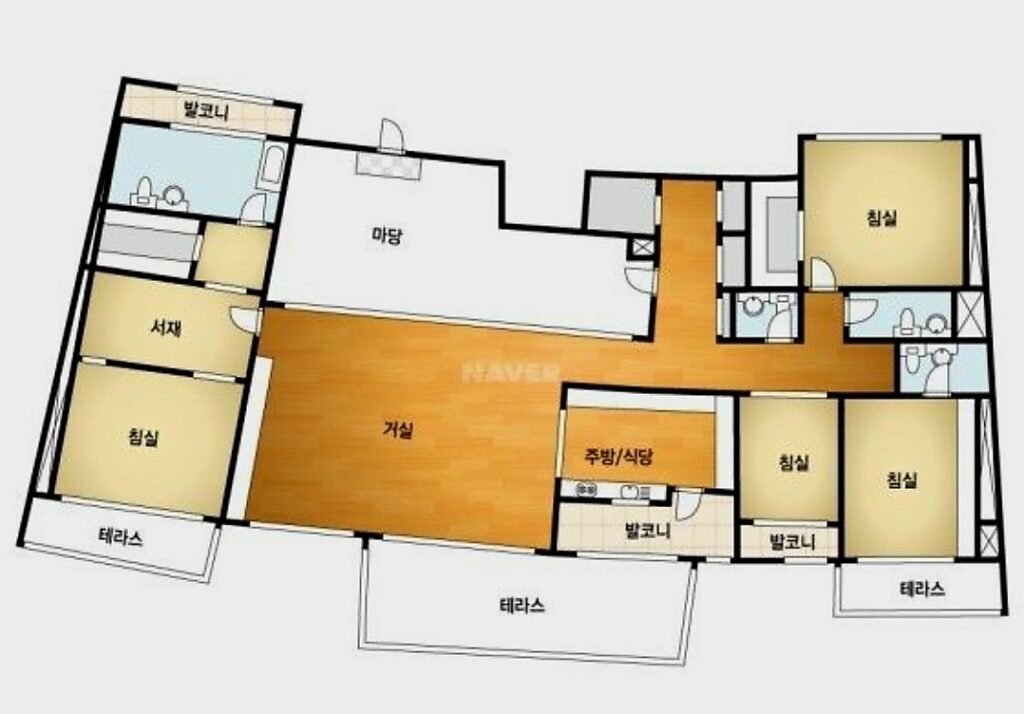 한남더힐 100평 평면도
