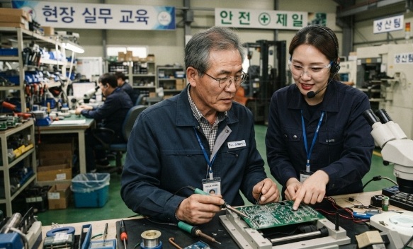 50대 60대 중장년 재취업 현장 실무교육과 멘토링